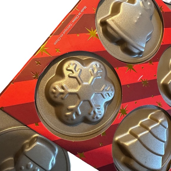 The Bakeshop by Masterclass Cookie Mold Sheet Pan Christmas Holidays NEW - Picture 3 of 7